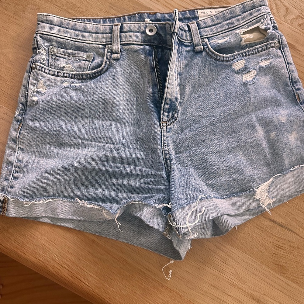 Rag and bone Distressed Denim Women Shorts